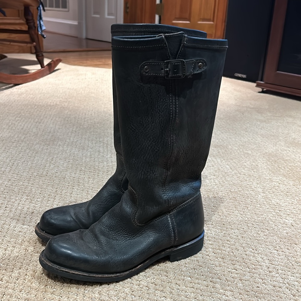 Frye Leather Pull on Tall Boots